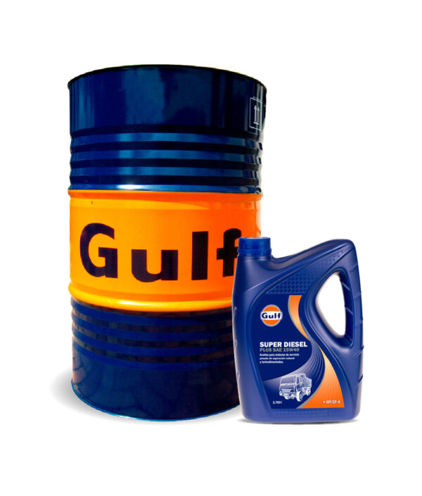 Gulf Super Diesel Plus SAE 15W40, 25W50, 25W60 API CF-4 (Alto Kilometraje)